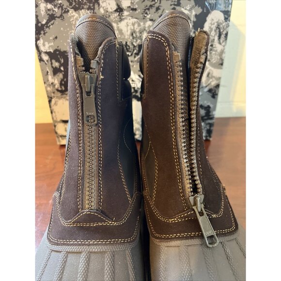 Nortiv 8 Thinsulate 170410-W Brown Insulated Waterproof Snow Boots Mens Sz 14 - Picture 4 of 12